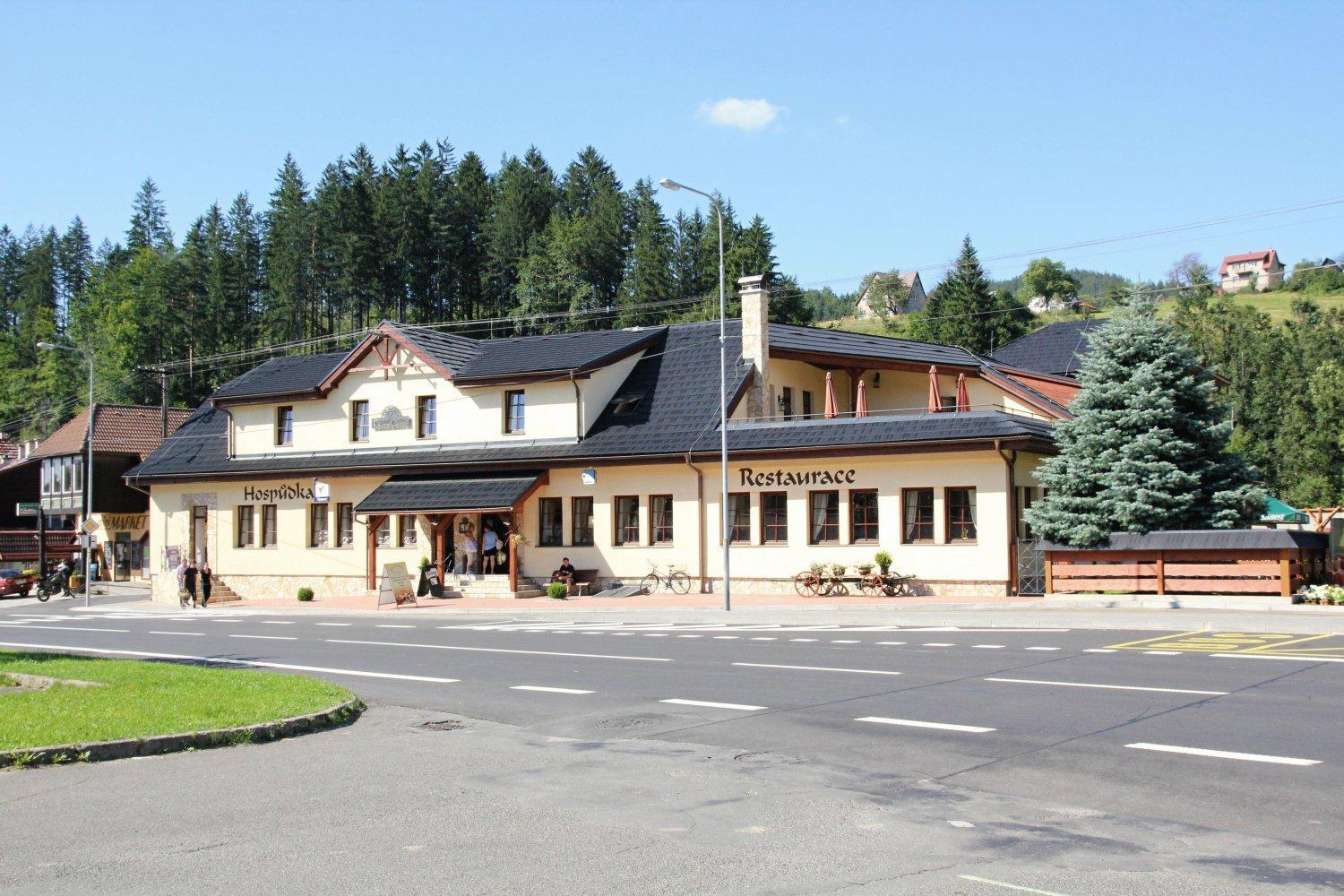 Penzion a restaurace Staré Časy Horní Bečva Exterior foto
